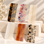 Wide Tooth Anti-Static Acetate Hair Comb