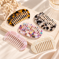 Women's Portable French Acetate Hair Comb